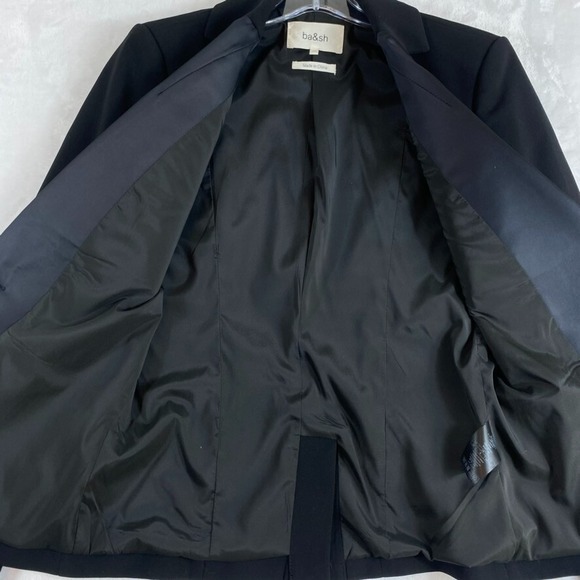 Ba&sh Blazer Women Sz XS Black Kerry Lady Jacket Business Work MSRP $325 - Picture 6 of 11